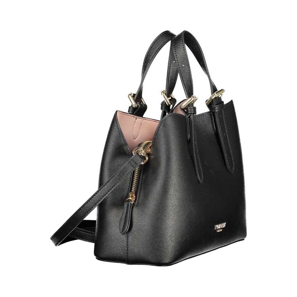Twinset "Black Polyurethane Women's Handbag"