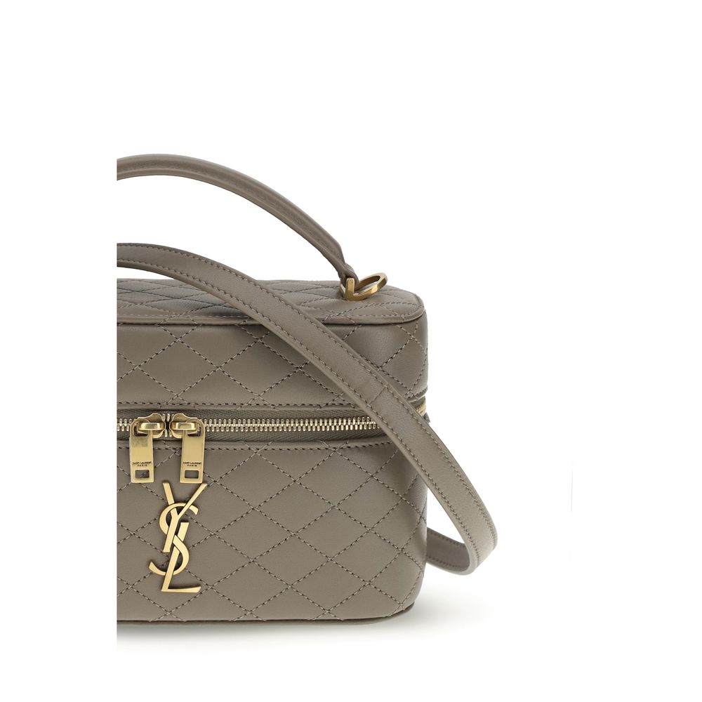 Saint Laurent Bicolor Calf Leather Bos Taurus Shoulder Bag