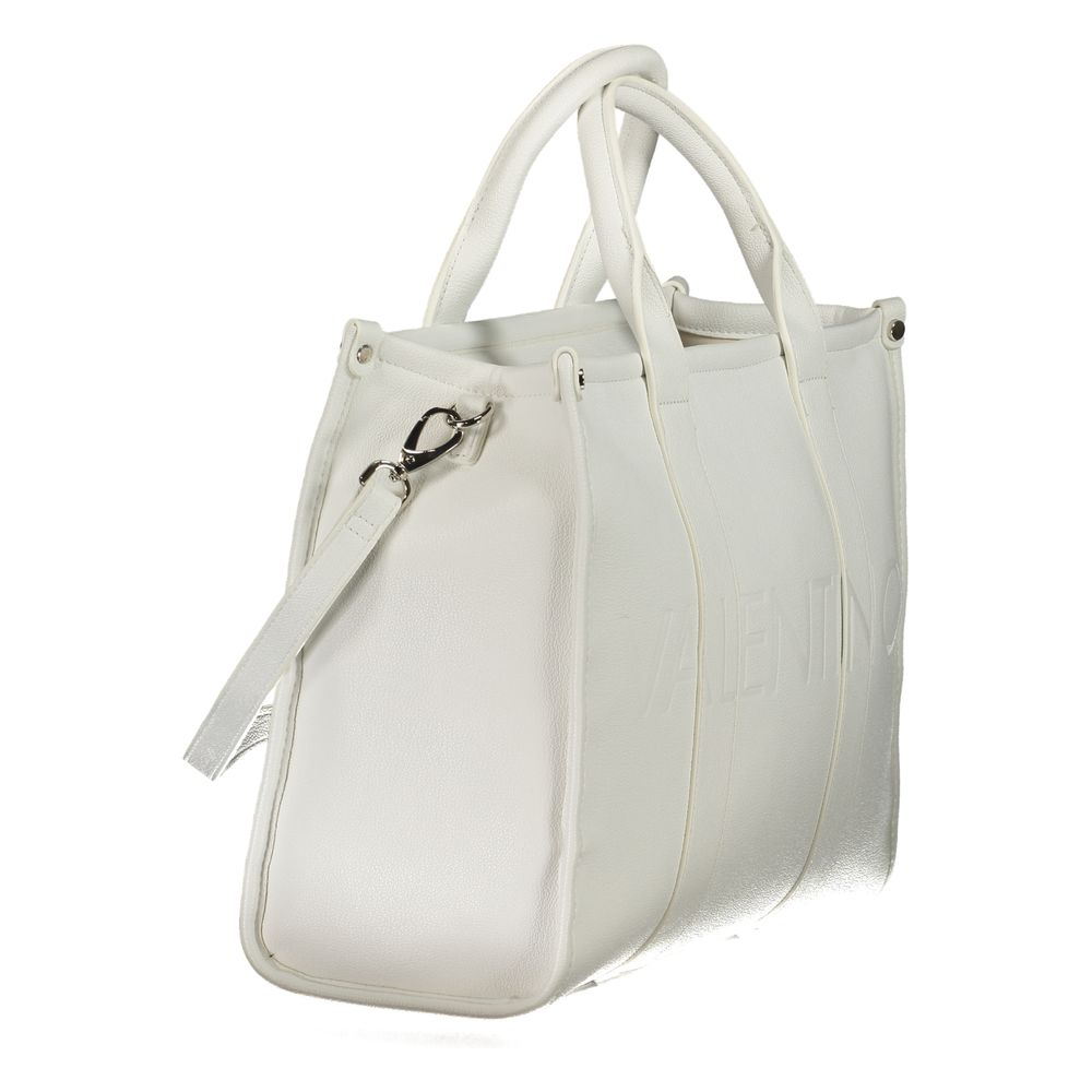 Mario Valentino White Polyethylene Handbag