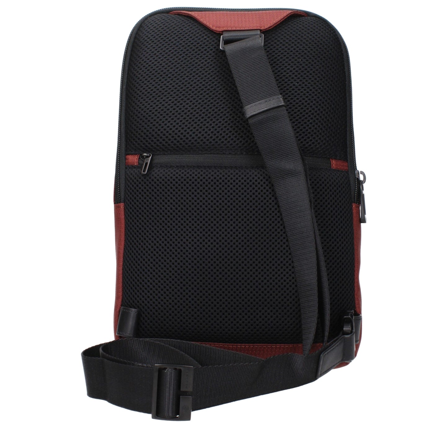 Piquadro Red Fabric Crossbody Bags