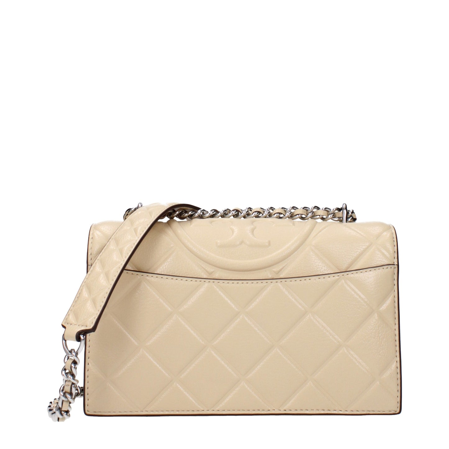 Tory Burch Beige Leather Crossbody Bags