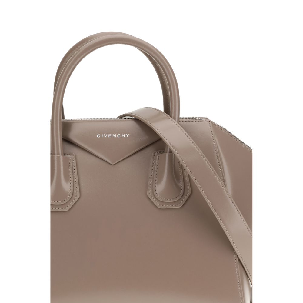 Givenchy Gray Calf Leather Bos Taurus Shoulder Bag