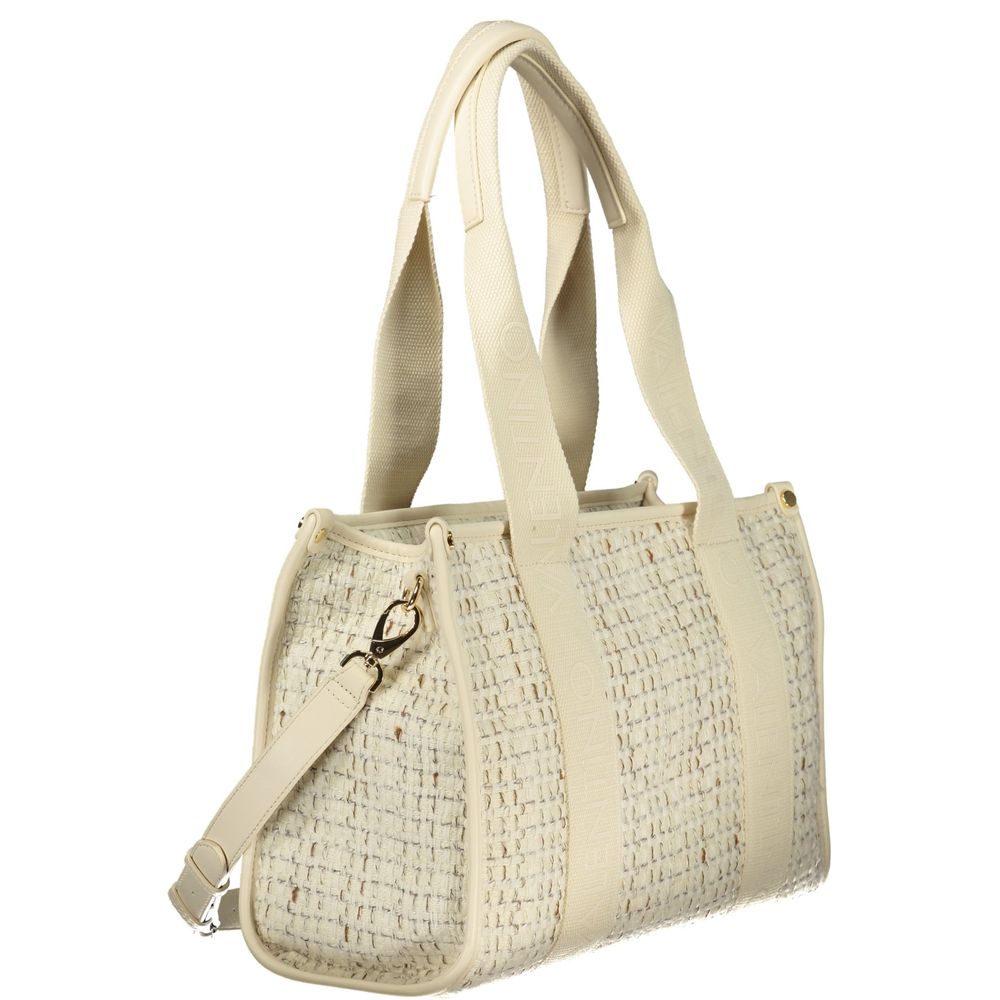 Mario Valentino White Polyester Handbag