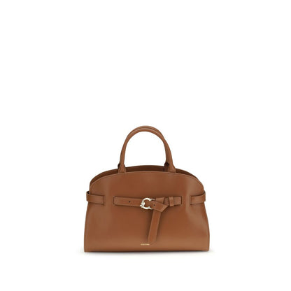 Coccinelle Brown Calf Leather Bos Taurus Handbag
