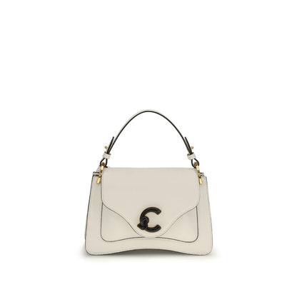 Coccinelle Cream Calf Leather Bos Taurus Handbag