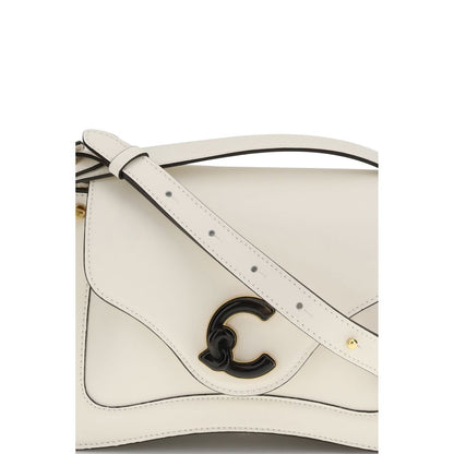 Coccinelle Cream Calf Leather Bos Taurus Handbag