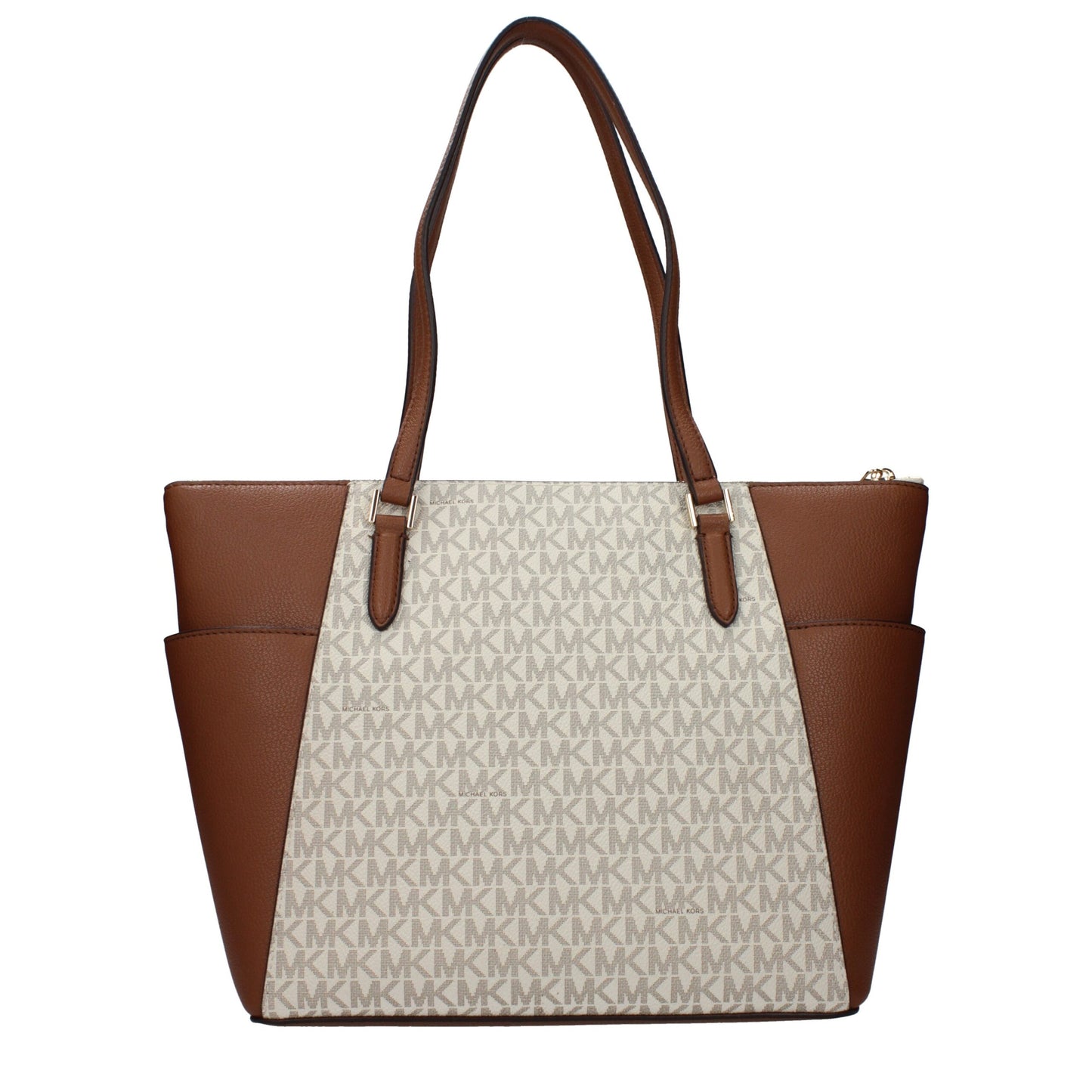 Michael Kors Beige Leather Shoulder Bag