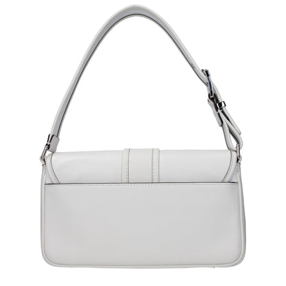 Michael Kors White Leather Shoulder Bag