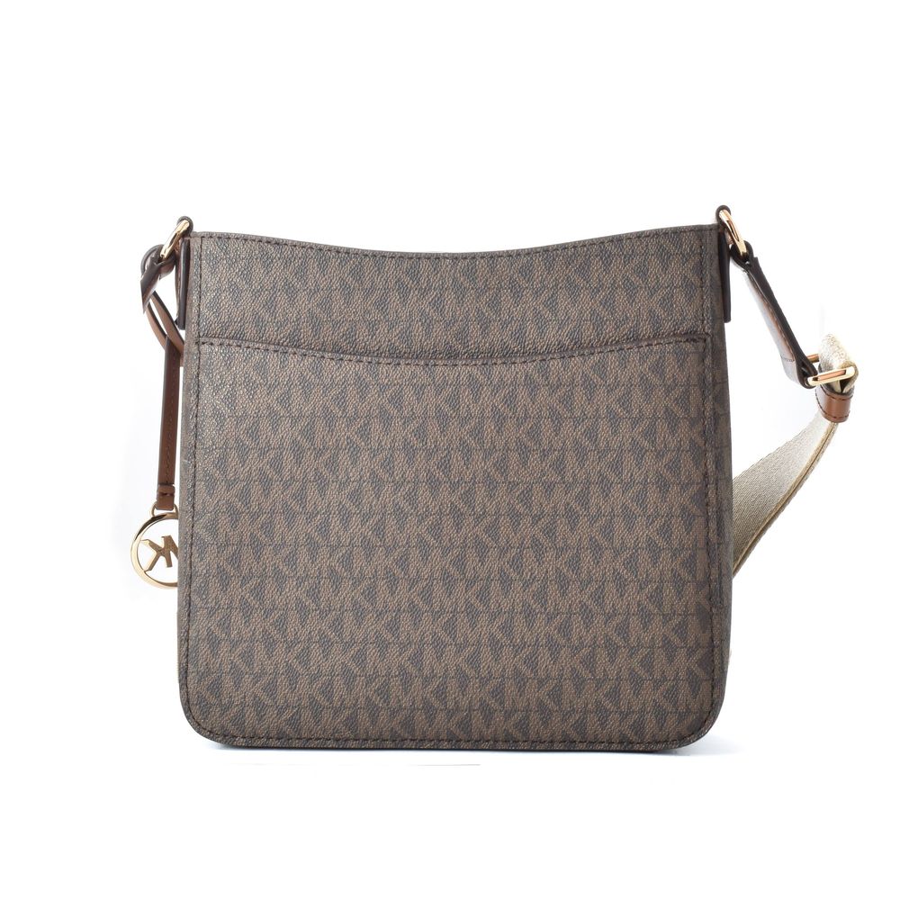 Michael Kors Brown Canvas Crossbody Bag