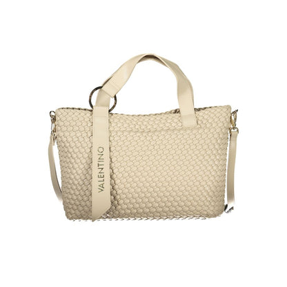 Mario Valentino Beige Polyurethane Women Handbag