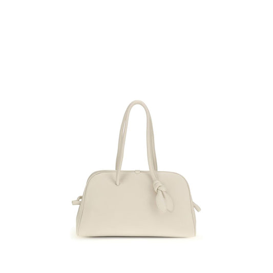 Jacquemus White Calf Leather Bos Taurus Handbag