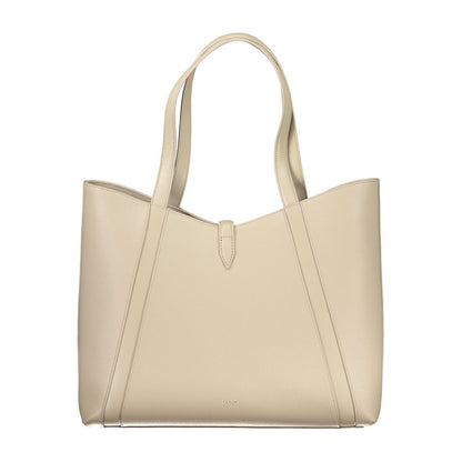 Furla Beige Leather Handbag