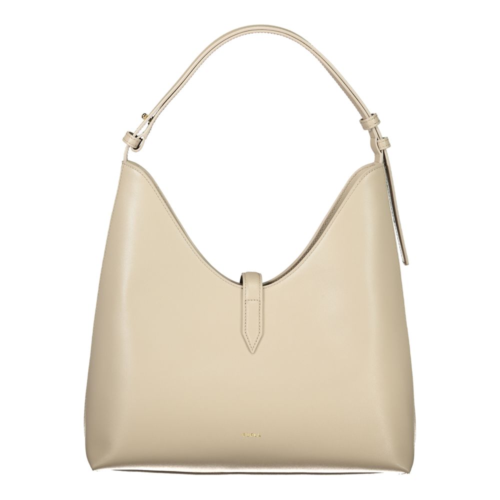 Furla Beige Leather Handbag