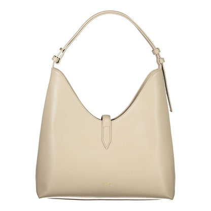 Furla Beige Leather Handbag