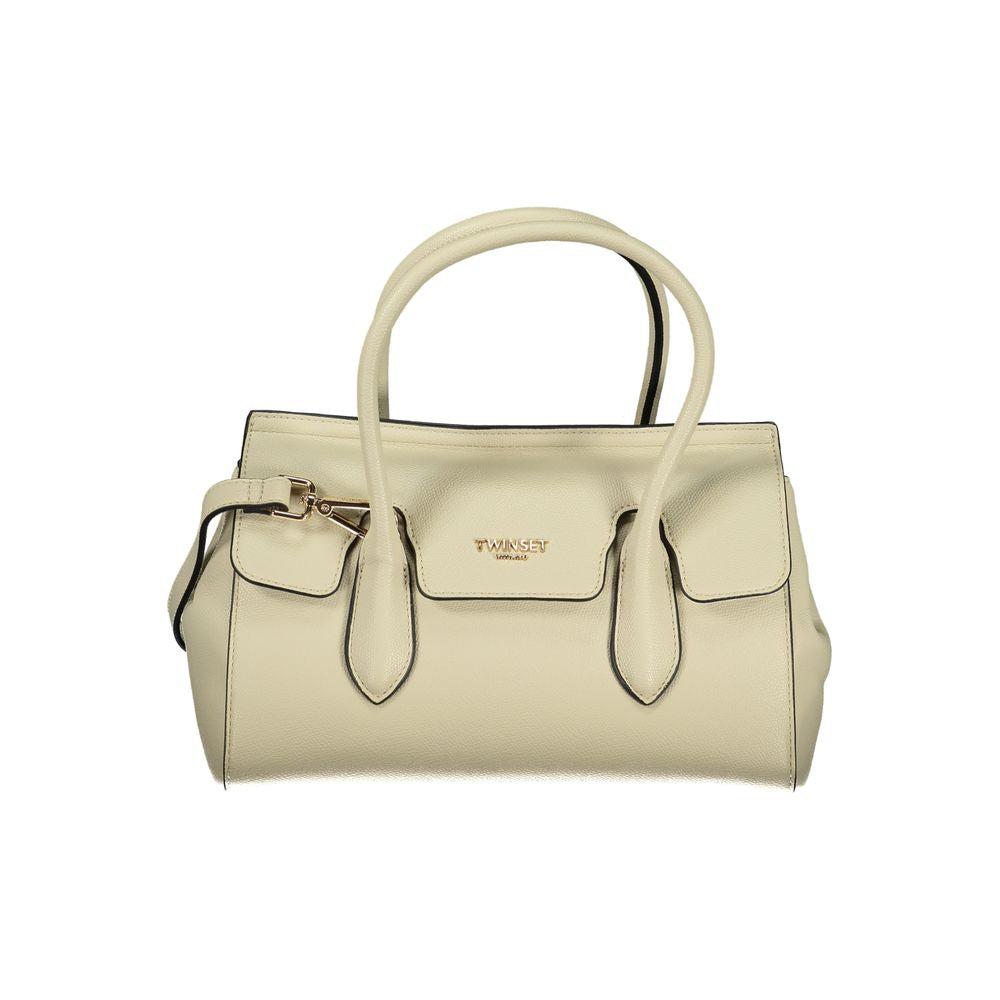 Twinset Beige Polyurethane Women Handbag