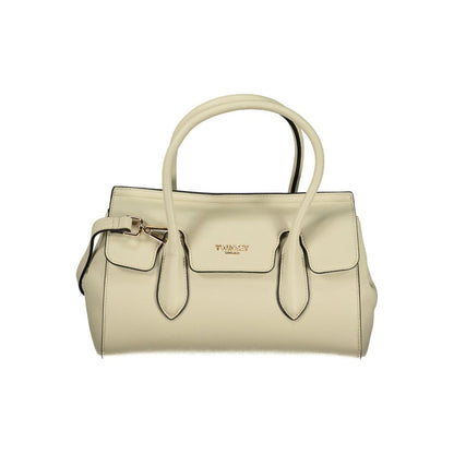 Twinset Beige Polyurethane Women Handbag