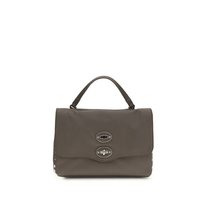 Zanellato Brown Calf Leather Bos Taurus Handbag
