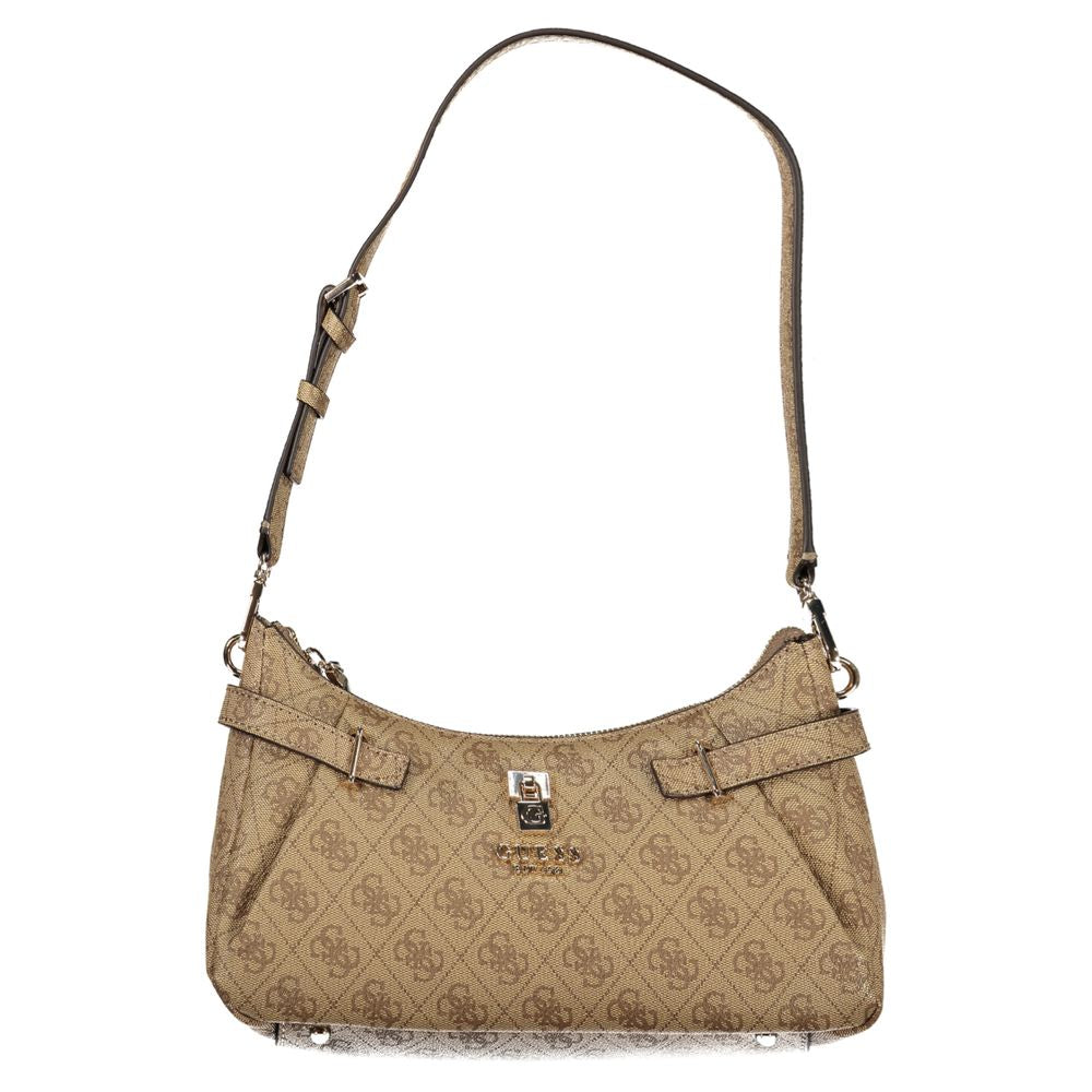 Guess Jeans Beige Polyurethane Women Handbag