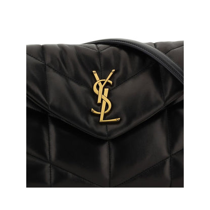 Saint Laurent Black Lamb Ovis Aries Aries Shoulder Bag