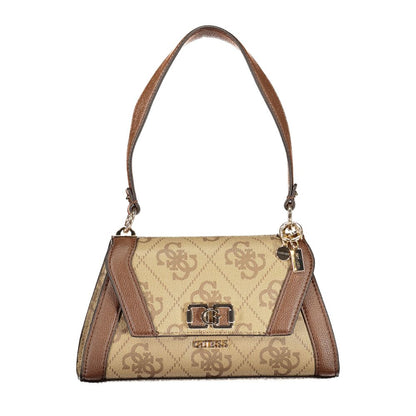 Guess Jeans Marrone Poliuretano Women Handbag
