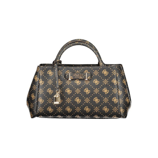 Guess Jeans Marrone Poliuretano Women Handbag