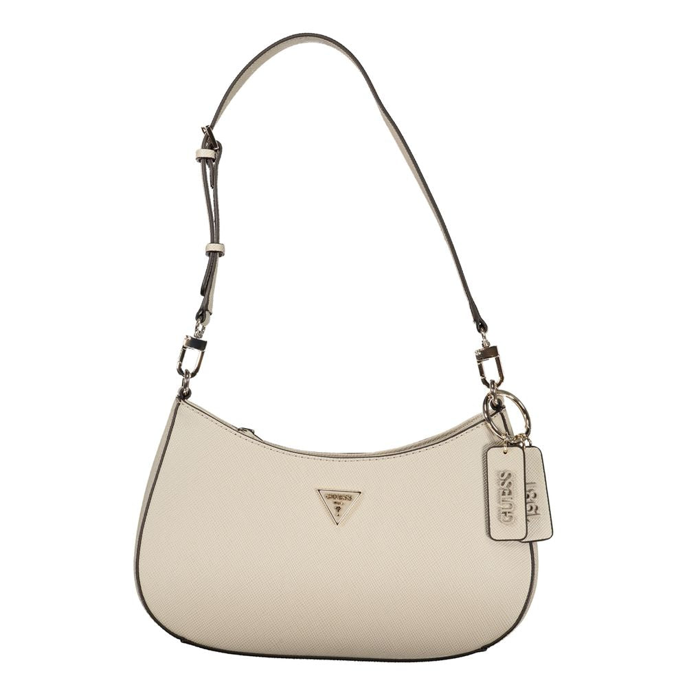 Guess Jeans Beige Polyurethane Women's Handbag