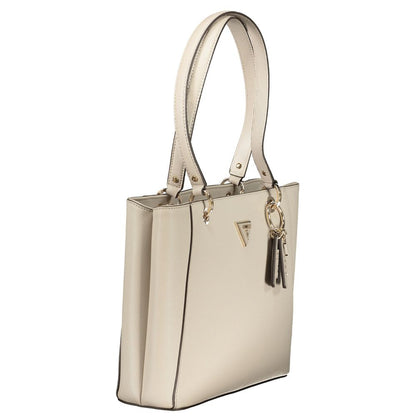 Guess Jeans Beige Poliuretano Women Handbag