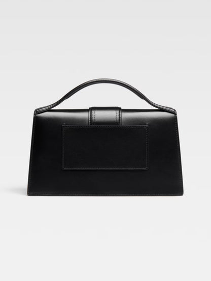Jacquemus Black Leather Le Grand Bambino Handbag