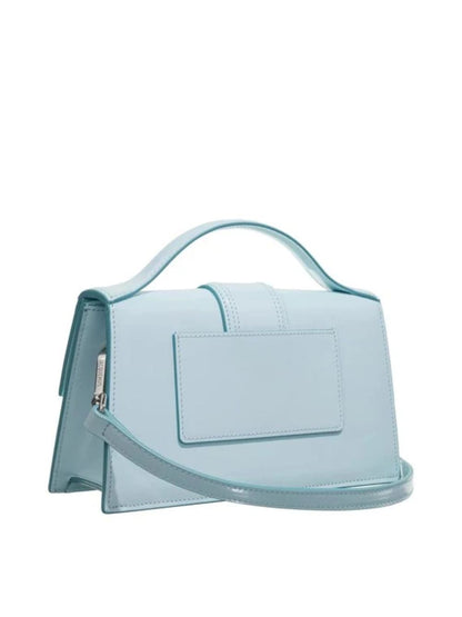 Jacquemus Pale blue Leather Le Grand Bambino Handbag