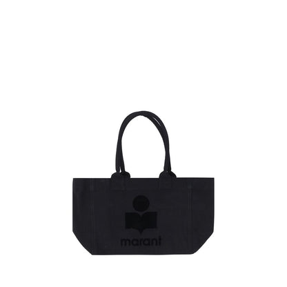 Isabel Marant Black Cotton Shoulder Bag