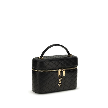 Saint Laurent Black Calf Leather Bos Taurus Shoulder Bag