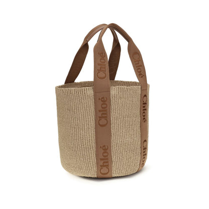 Chloé Beige Raffia Handbag
