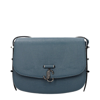 Jimmy Choo Blue Leather Crossbody Bag