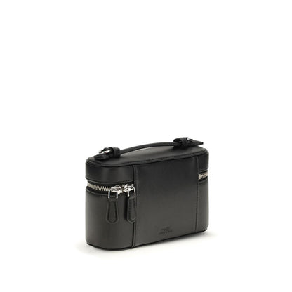 Marc Jacobs Black Calf Leather Bos Taurus Shoulder Bag