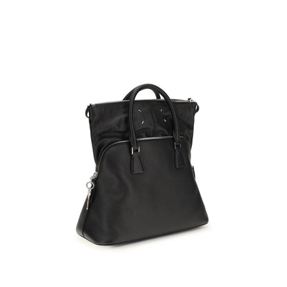 Margiela Black Calf Leather Bos Taurus Shoulder Bag