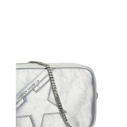 Golden Goose Gray Leather Shoulder Bag