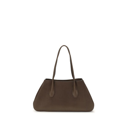 The Row Brown Calf Leather Bos Taurus Shoulder Bag