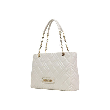 Love Moschino Beige Polyethylene Handbag