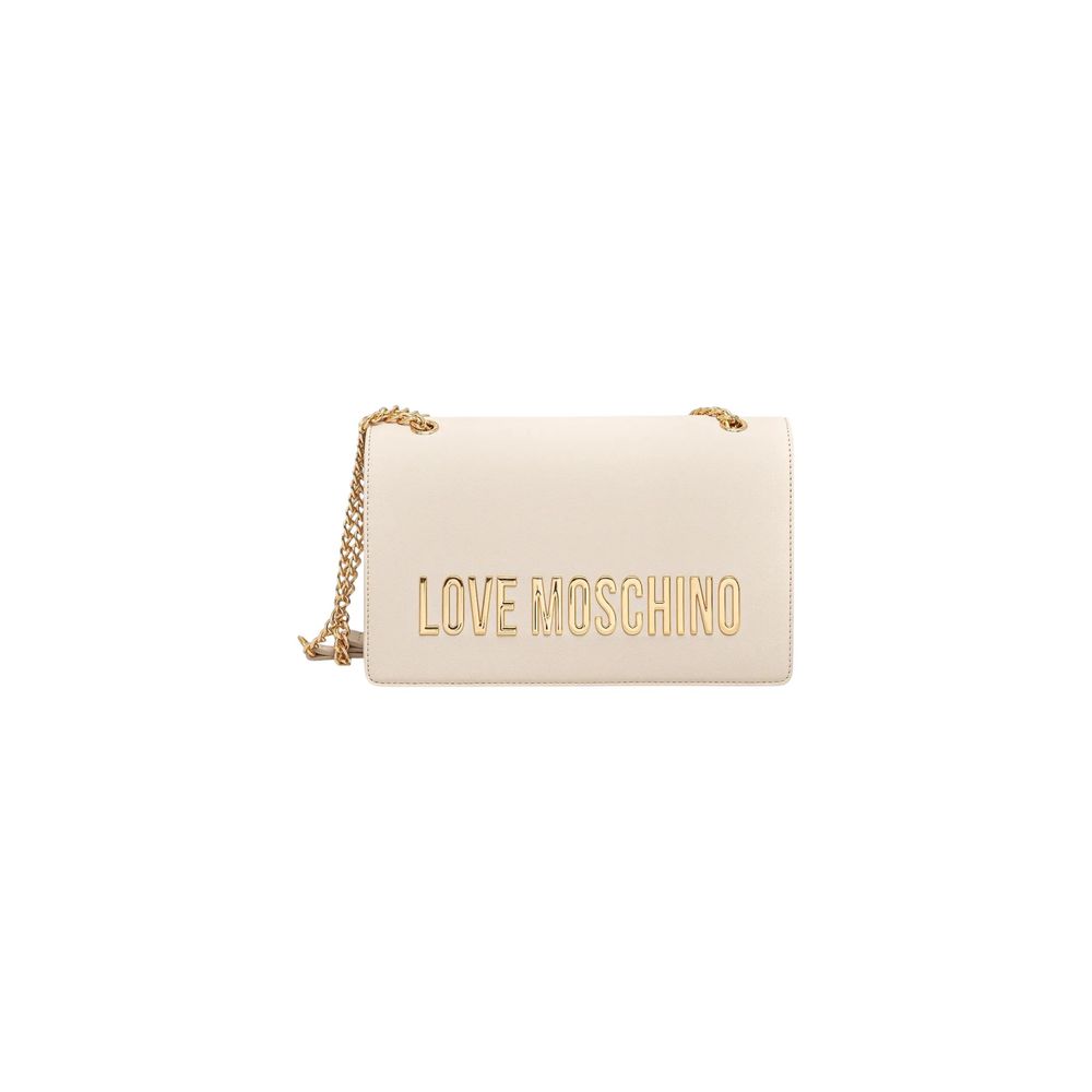 Love Moschino Beige Polyethylene Handbag