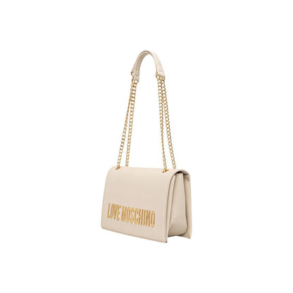 Love Moschino Beige Polyethylene Handbag