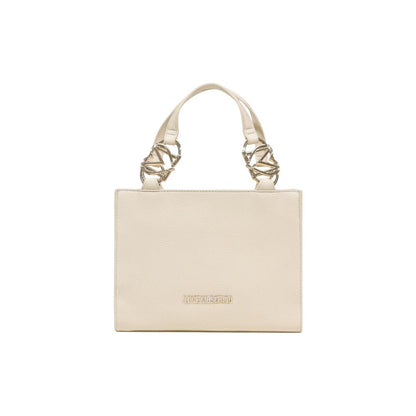Love Moschino Beige Polyethylene Handbag