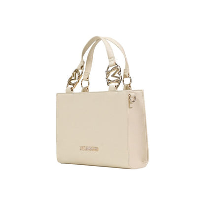 Love Moschino Beige Polyethylene Handbag