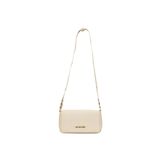 Love Moschino Beige Polyethylene Handbag