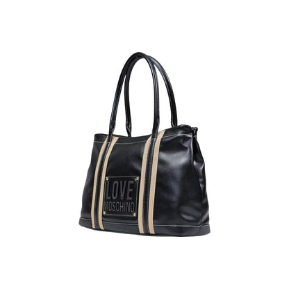 Love Moschino Black Polyethylene Handbag