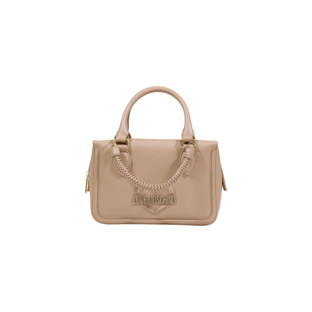 Love Moschino Beige Polyethylene Handbag