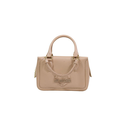 Love Moschino Beige Polyethylene Handbag
