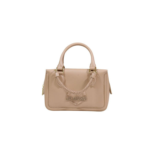 Love Moschino Beige Polyethylene Handbag