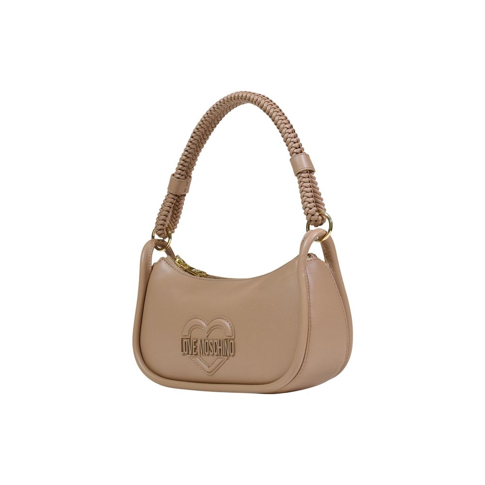 Love Moschino Beige Polyethylene Handbag