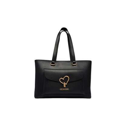 Love Moschino Black Polyethylene Handbag