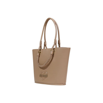 Love Moschino Beige Polyethylene Handbag